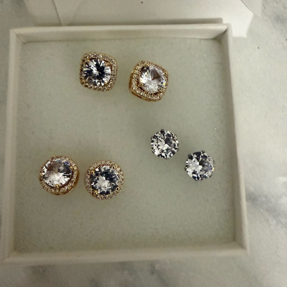 Gold Plated Cubic Zircona earrings